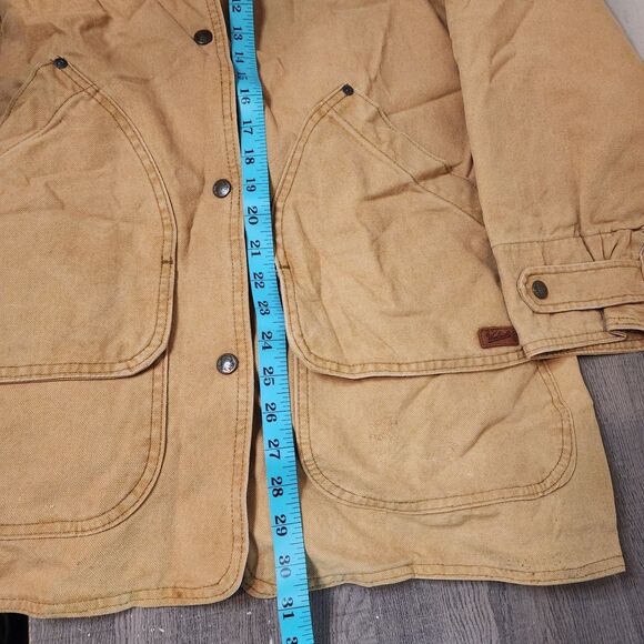 Vintage Woolrich Jacket Chore Barn Coat Aztec Wool Blanket Lined Womens Medium - Picture 9 of 13